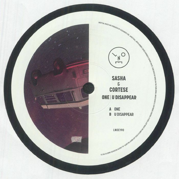 Sasha & Cortese – One / U Disappear (12", Last Night On Earth, 2026) Back Cover