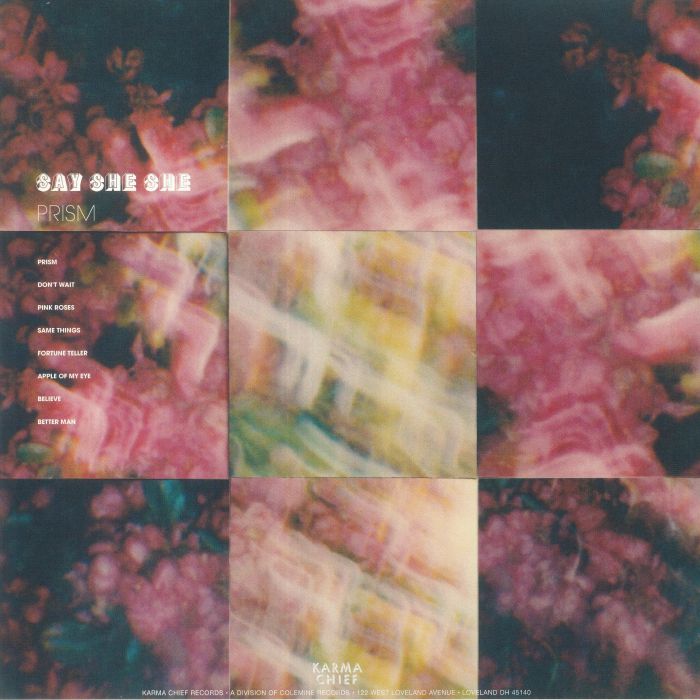 Say She She – Prism (LP, Karma Chief Records, 2022) Back Cover