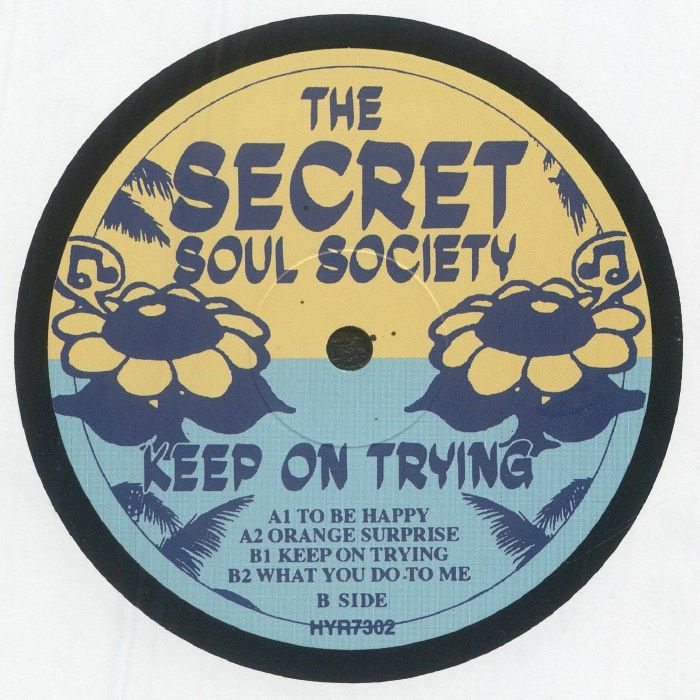 Secret Soul Society – Keep On Trying (12", Hell Yeah Recordings, 2025) Back Cover