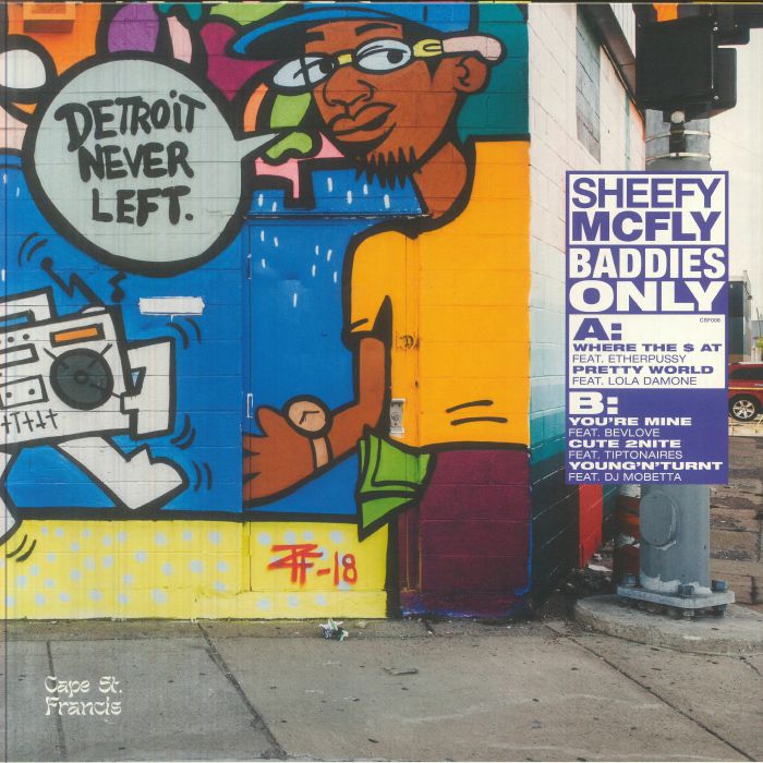 Sheefy McFly – Baddies Only (12", Cape St. Francis, 2026) Back Cover