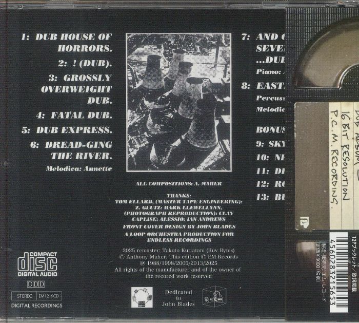 Sheriff Lindo And The Hammer – Ten Dubs That Shook The World (LP, EM Records, 2025) Back Cover