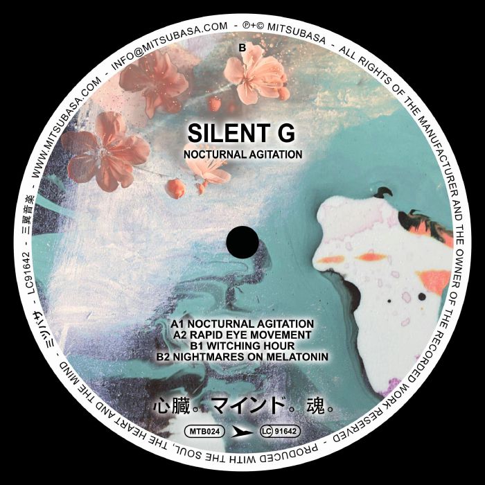Silent G – Nocturnal Agitation EP (12", Mitsubasa, 2026) Back Cover