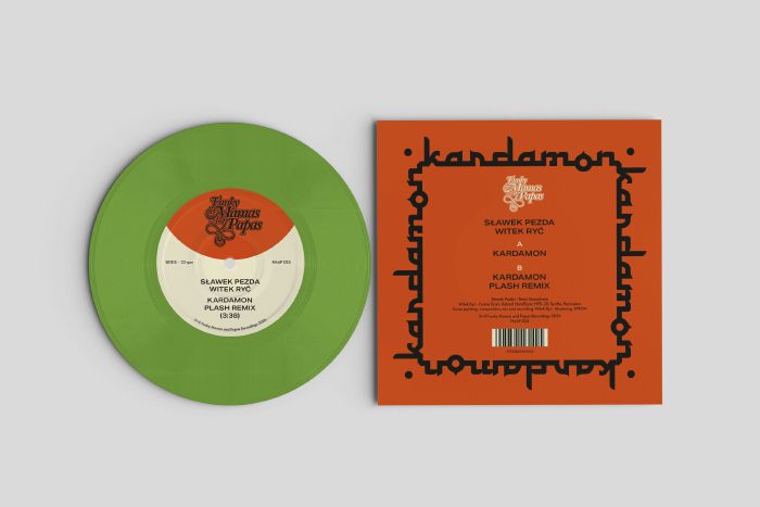 Sławek Pezda Witek Ryć – Kardamon (7", Cardamom Green, Funky Mamas And Papas Recordings, 2026) Back Cover