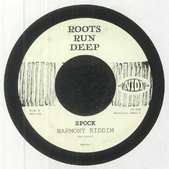 Spock – Harmony (7", Roots Run Deep, 2023) Back Cover