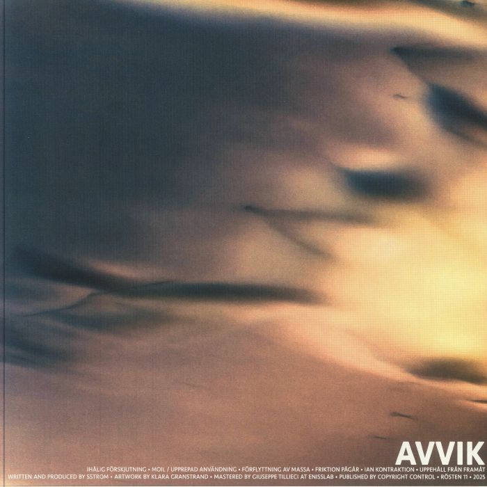 SSTROM – Avvik (12", Rösten, 2025) Back Cover
