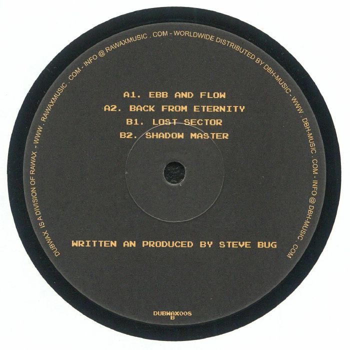 Steve Bug – Presents The Dark Lion (12", Dubwax, 2024) Back Cover