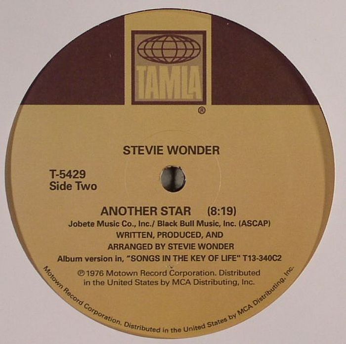 Stevie Wonder – As (12", Tamla, 2008) Back Cover