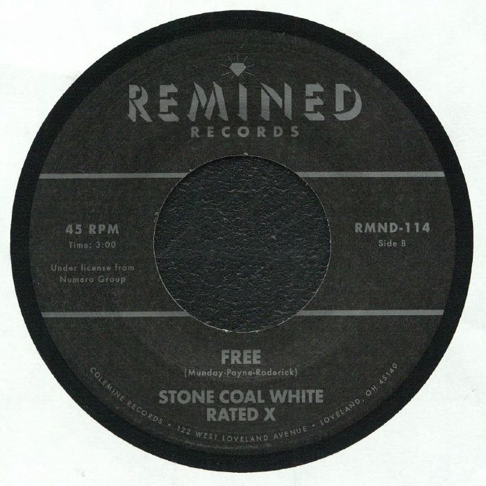 Stone Coal White Rated X – Hell Below / Free (7", Remined Records, 2026) Back Cover