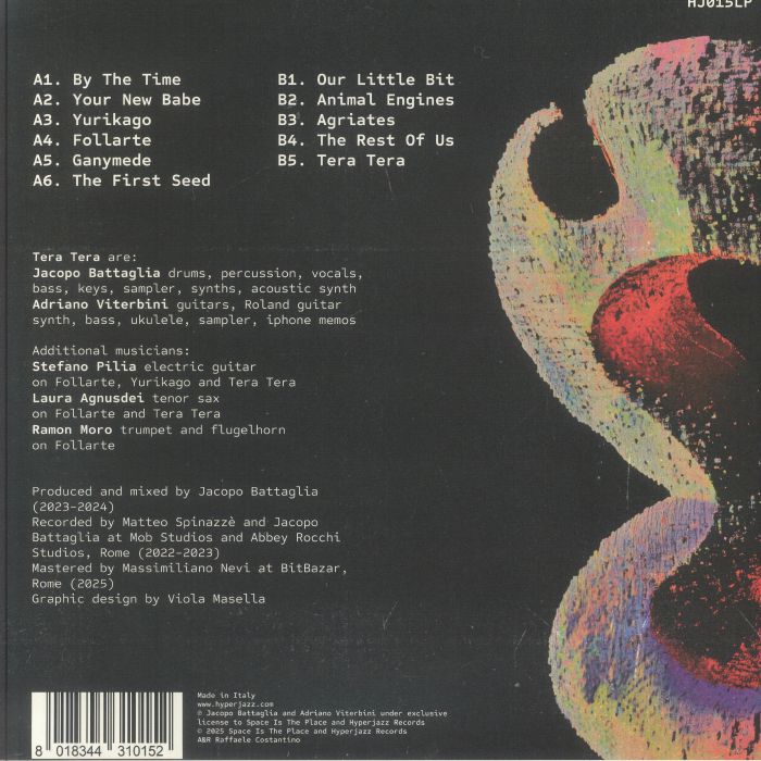 Tera Tera – Tera Tera (LP, Hyperjazz Records, 2025) Back Cover