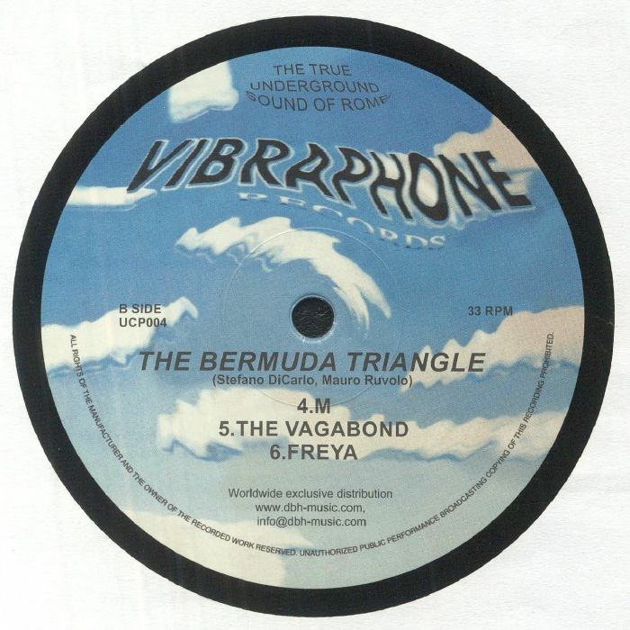 The Bermuda Triangle – The Bermuda Triangle (12", Vibraphone Records, 2023) Back Cover