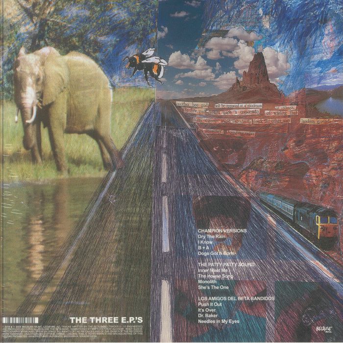 The Beta Band – The Three E.P.'s (2xLP, 180g, Because Music, 2025) Back Cover