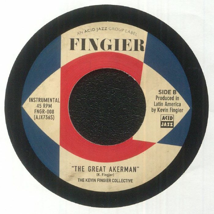 The Kevin Fingier Collective Diane Ward – I Really Care / The Great Akerman (7", Acid Jazz, 2023) Back Cover