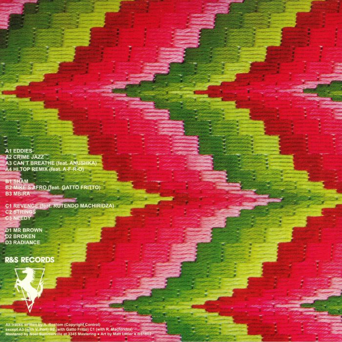 The Maghreban – 01deas (2xLP, R & S Records, 2018) Back Cover