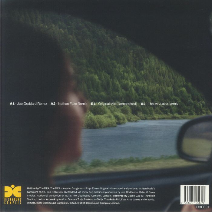 The MFA – The Difference It Makes: Remastered and Remixed (12", Deskbound Complex, 2025) back cover
