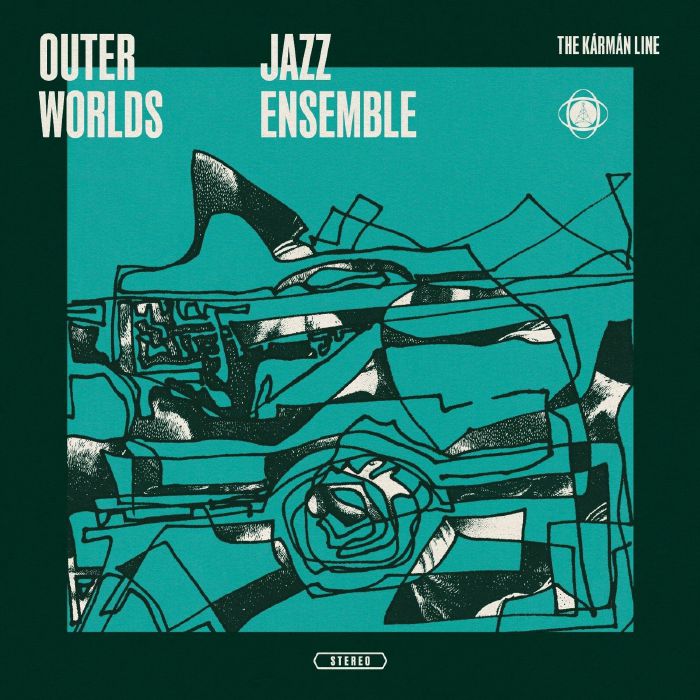 The Outer Worlds Jazz Ensemble , Roger Wickham – The Kármán Line (LP, ATA Records, 2026) Front Cover