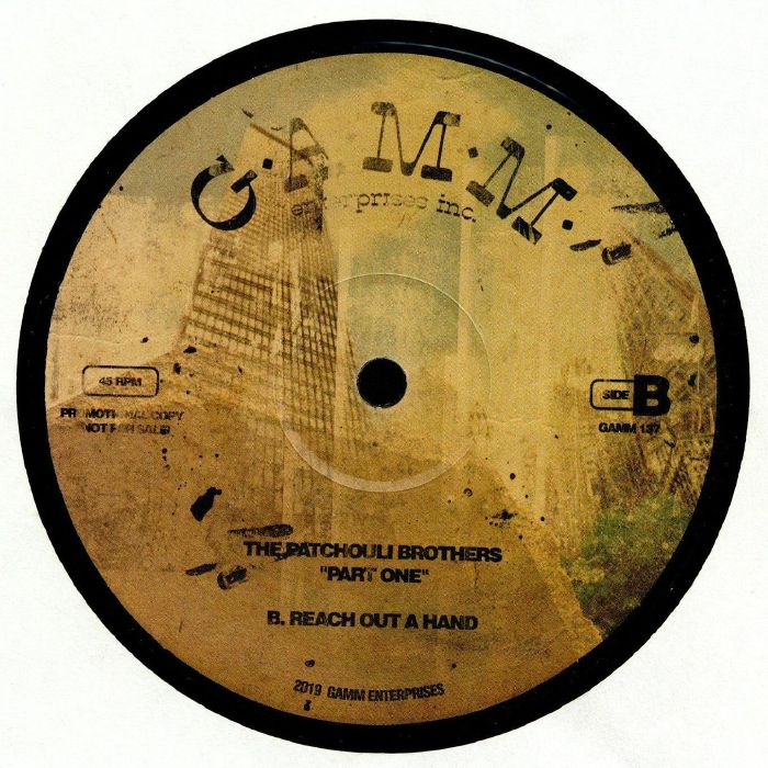 The Patchouli Brothers – Part One (12", G.A.M.M., 2025) back cover