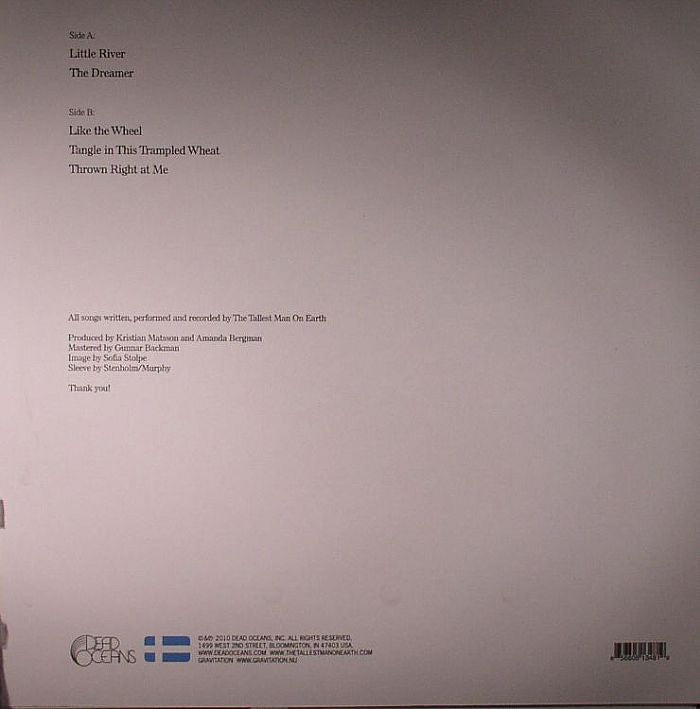 The Tallest Man On Earth – Sometimes The Blues Is Just A Passing Bird (12", Dead Oceans, 2010) Back Cover