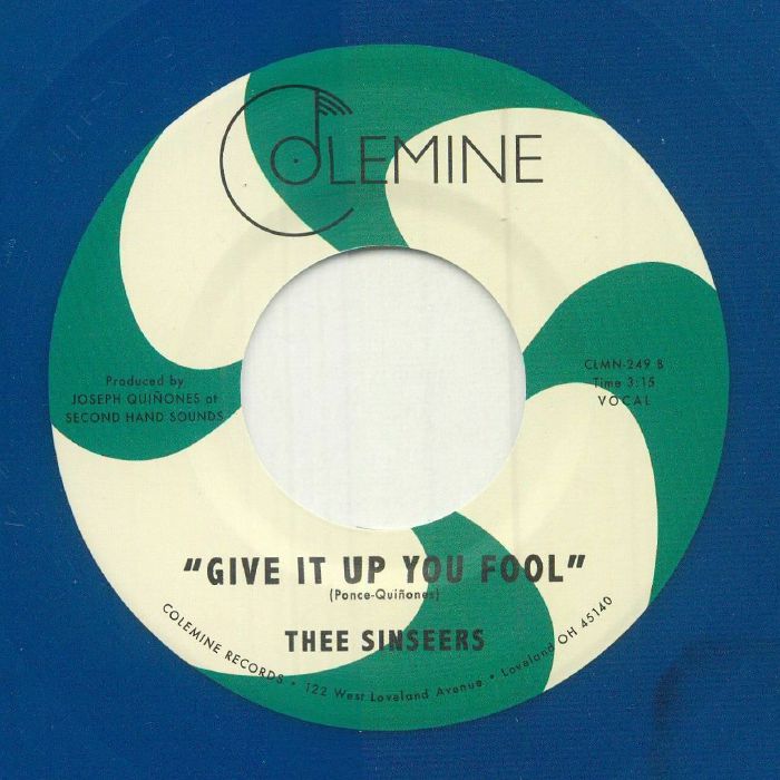 Thee Sinseers – If We Try (7", Random Color, Colemine Records, 2025) Back Cover