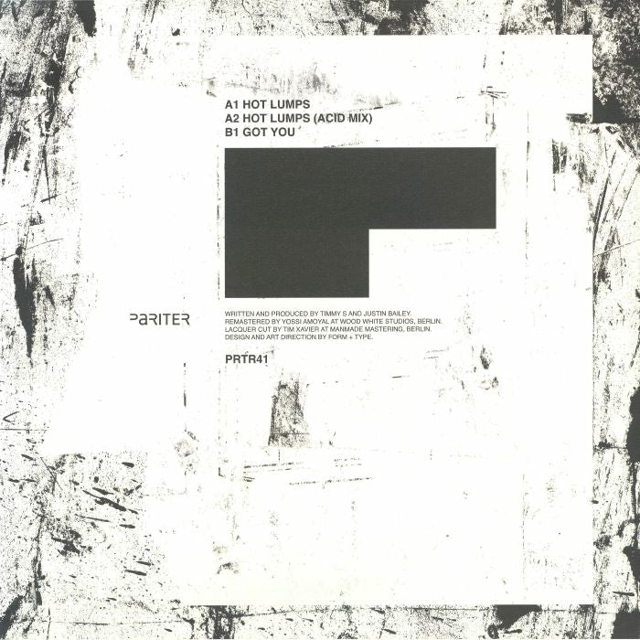 Timmy S + JB – A Long Weight (12", Pariter, 2026) Back Cover