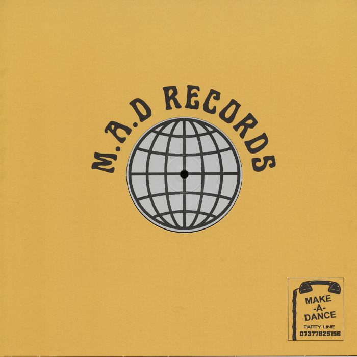 Tino – Super Hot EP (12", M.A.D Records, 2026) Back Cover