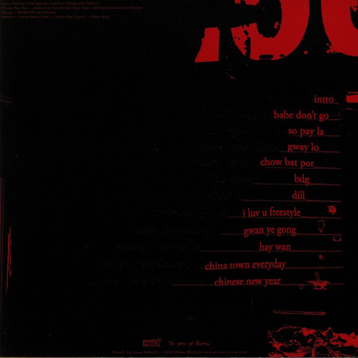 Triad God – Triad (LP, Presto!?, 2019) Back Cover