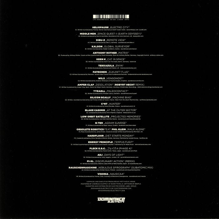 Various – Global Surveyor Phase 4 (4x12", Dominance Electricity, 2018) Back Cover