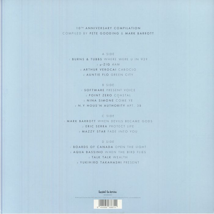 Various – La Torre Ibiza Volumen Cinco (2xLP, Hostal La Torre Recordings, 2025) Back Cover