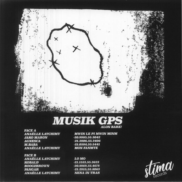 Various – Musik GPS Vol 1 (LP, Stima, 2026) Back Cover
