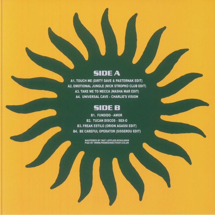 Various – Paradise Tempo (LP, Universal Cave, 2025) Back Cover