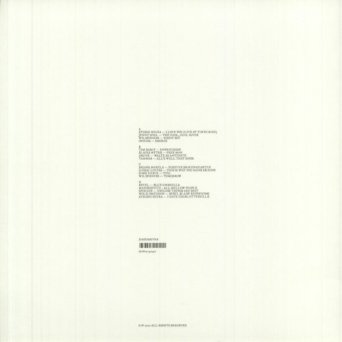 Various – Sentimental Noise (2xLP, Silver, Metallic, Jagjaguwar, 2021) Back Cover