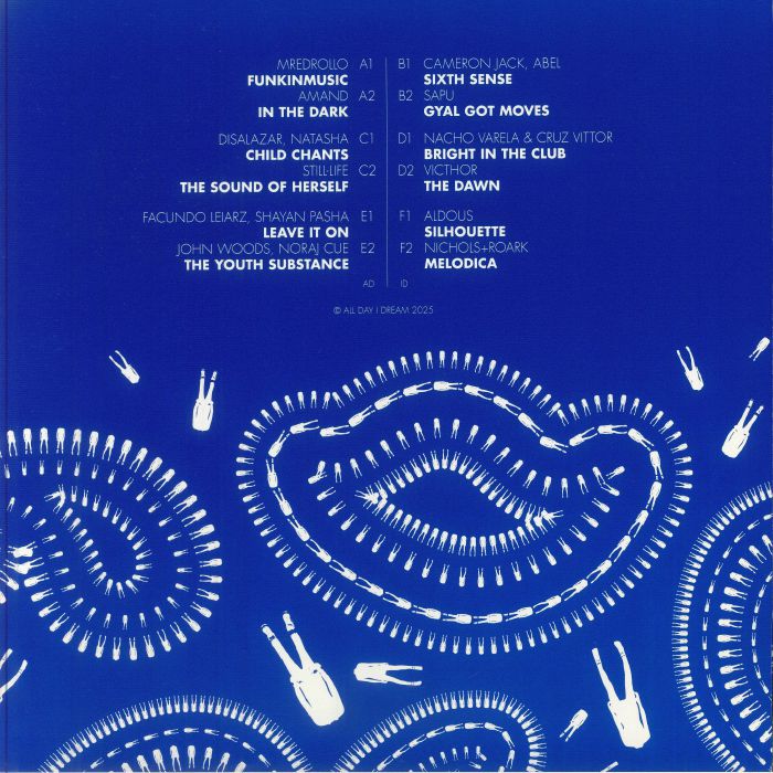 Various – Summer’s End Sampler (3x12", All Day I Dream, 2025) Back Cover