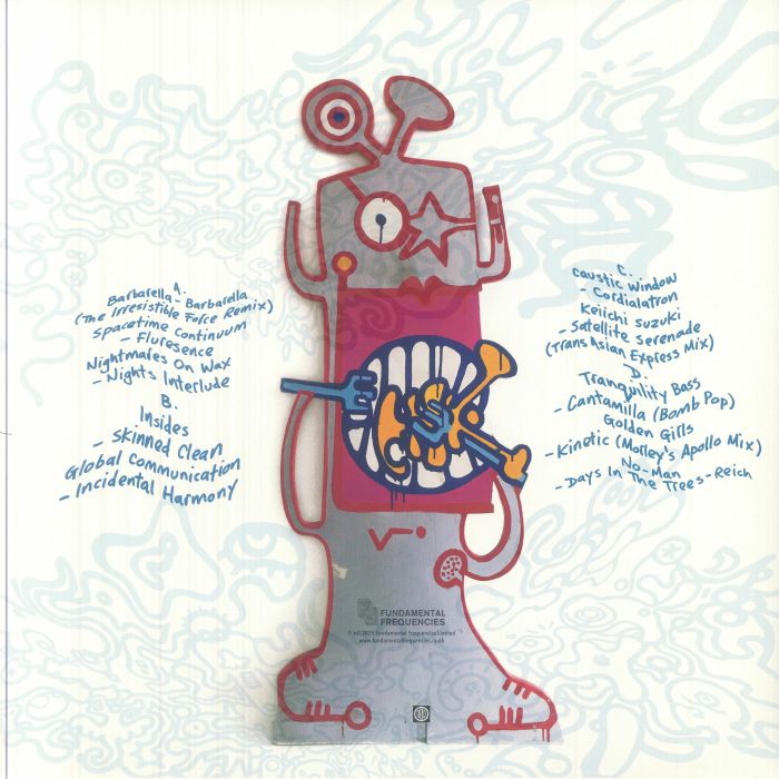 Various – Telepathic Fish Trawling The Early 90s Ambient Underground (2xLP, Fundamental Frequencies, 2025) back cover