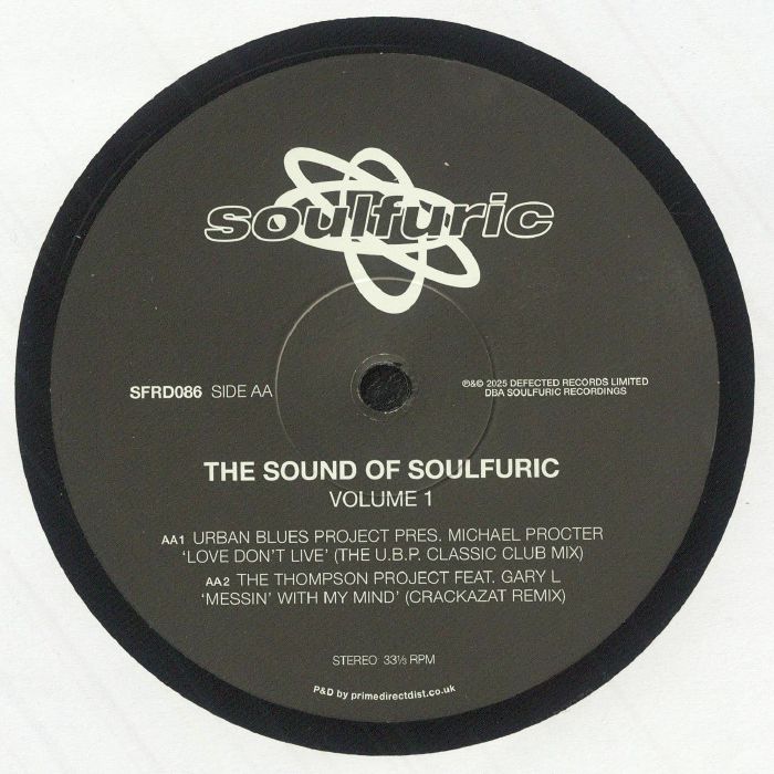 Various – The Sound Of Soulfuric Volume 1 (12", Soulfuric Recordings, 2025) Back Cover