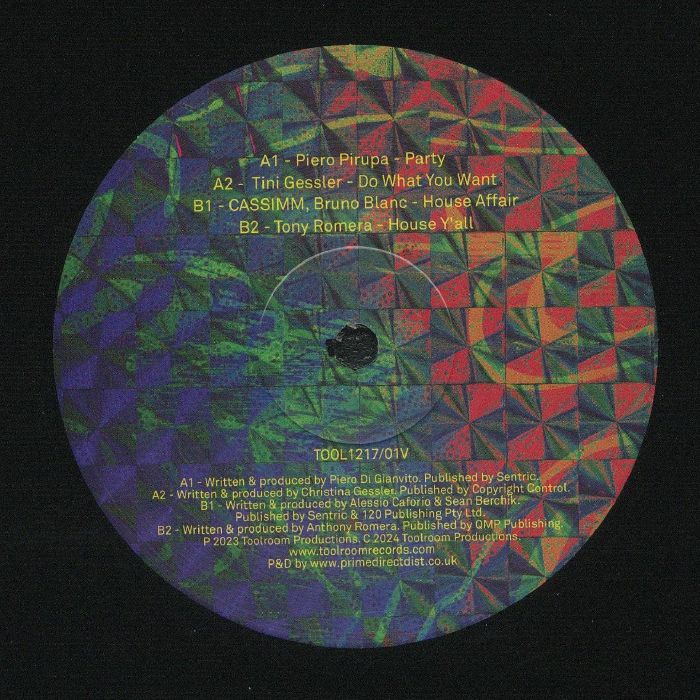 Various – Toolroom Sampler Vol. 10 (12", Toolroom Records, 2024) Back Cover