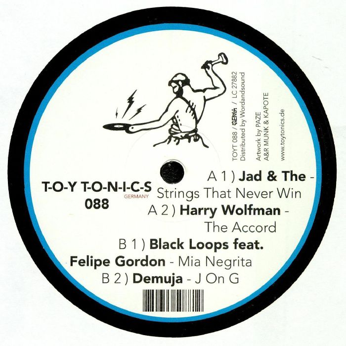 Various – Top Tracks Vol. 6 (12", Toy Tonics, 2019) Back Cover