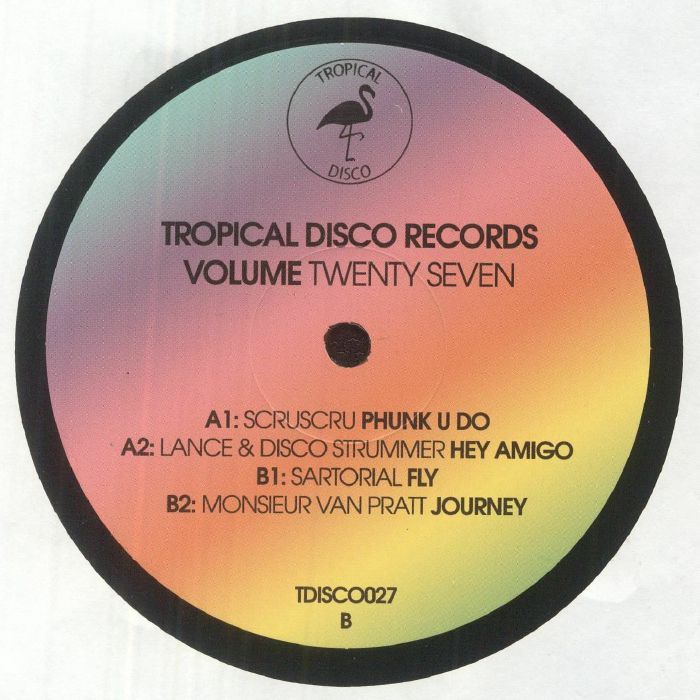 Various – Tropical Disco Records Volume Twenty Seven (12", Tropical Disco, 2023) Back Cover