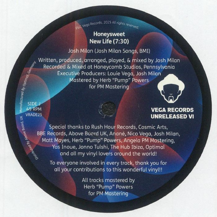 Various – Vega Records 5 Pack Unreleased VI (5x12", Vega Records, 2025) Back Cover