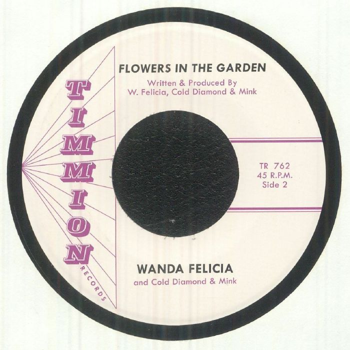 Wanda Felicia Cold Diamond & Mink – Stuck On You (7", Timmion Records, 2025) Back Cover