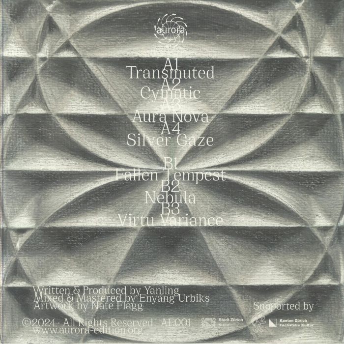 Yanling – Cymatic (LP, Aurora Edition, 2025) Back Cover