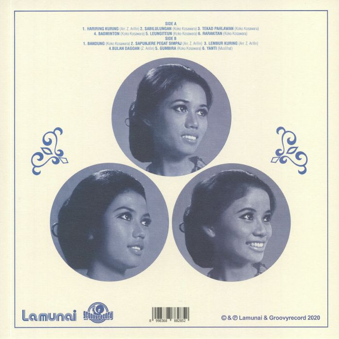 Yanti Bersaudara – Yanti Bersaudara (LP, La Munai Records, 2024) Back Cover