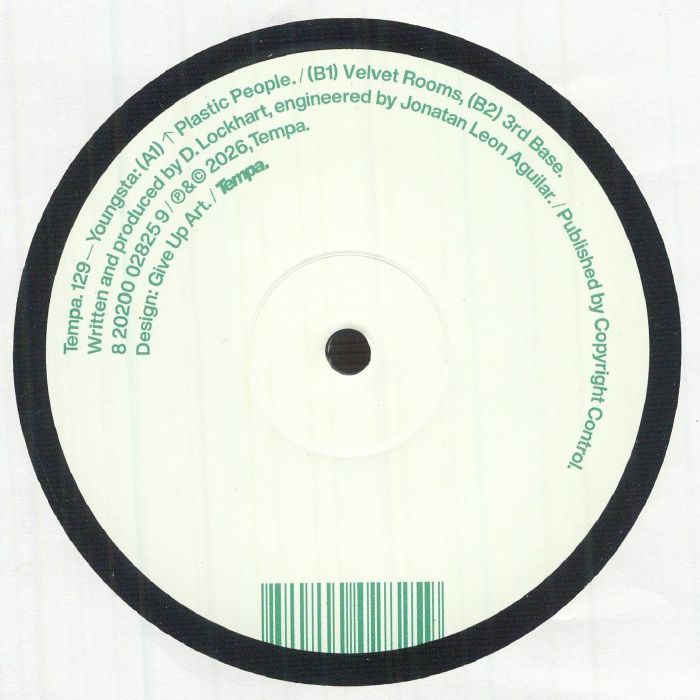 Youngsta – Plastic People (12", Tempa, 2026) Back Cover
