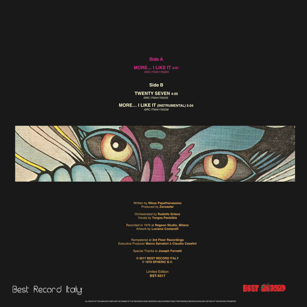 Adolf Stern : More... I Like It / Twenty Seven (12", Ltd, RM)