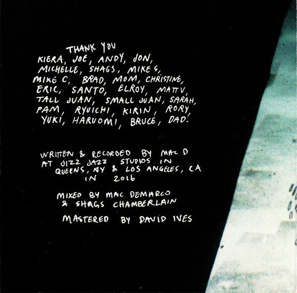 Mac Demarco – This Old Dog (CD, Captured Tracks, 2017) Image 5