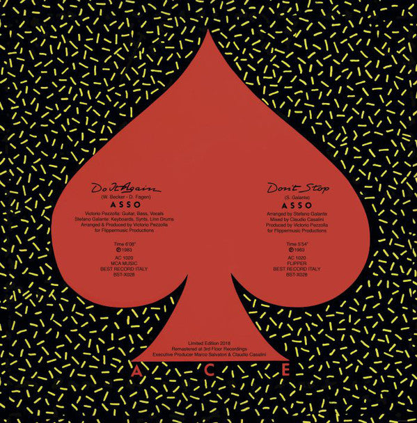 Asso : Do It Again / Don't Stop (12", Ltd, RE, RM)
