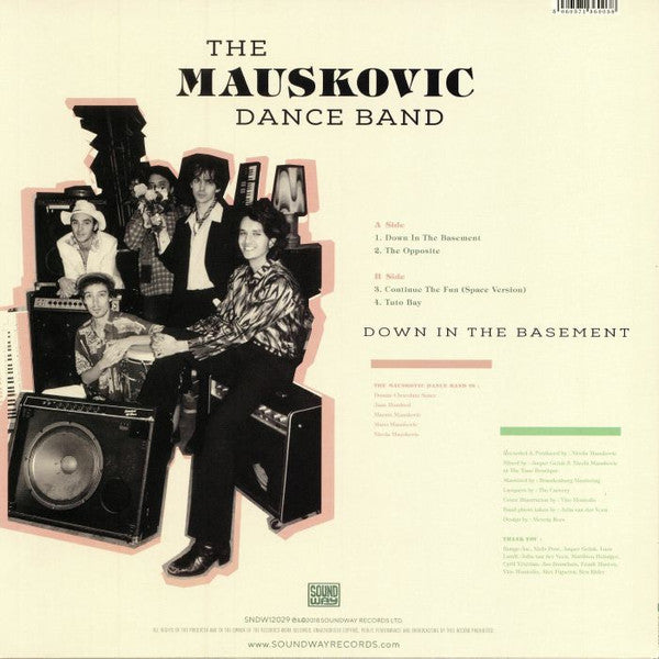 The Mauskovic Dance Band – Down In The Basement EP (12", Soundway, 2018) Back Cover
