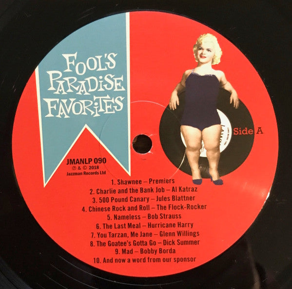 Various – Fool's Paradise Favorites - '50s & '60s Bop Slop & Schlock (LP+7", Jazzman, 2018) Image 5