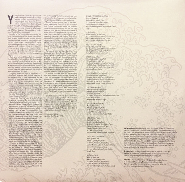 Young Gun Silver Fox – AM Waves (LP, Légère Recordings, 2018) Image 5