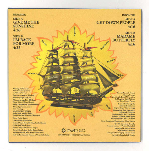 Leo's Sunshipp – 45s Collection (2x7", Dynamite Cuts, 2018) Back Cover
