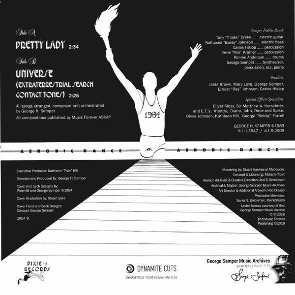 George Semper – Pretty Lady / Universe (7", Dynamite Cuts, 2018) Image 4