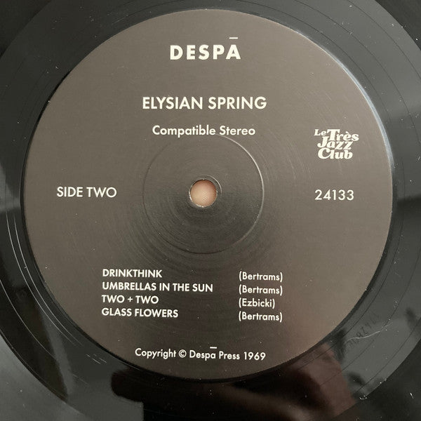 Elysian Spring – Elysian Spring (LP, Le Très Jazz Club, 2018) Image 4